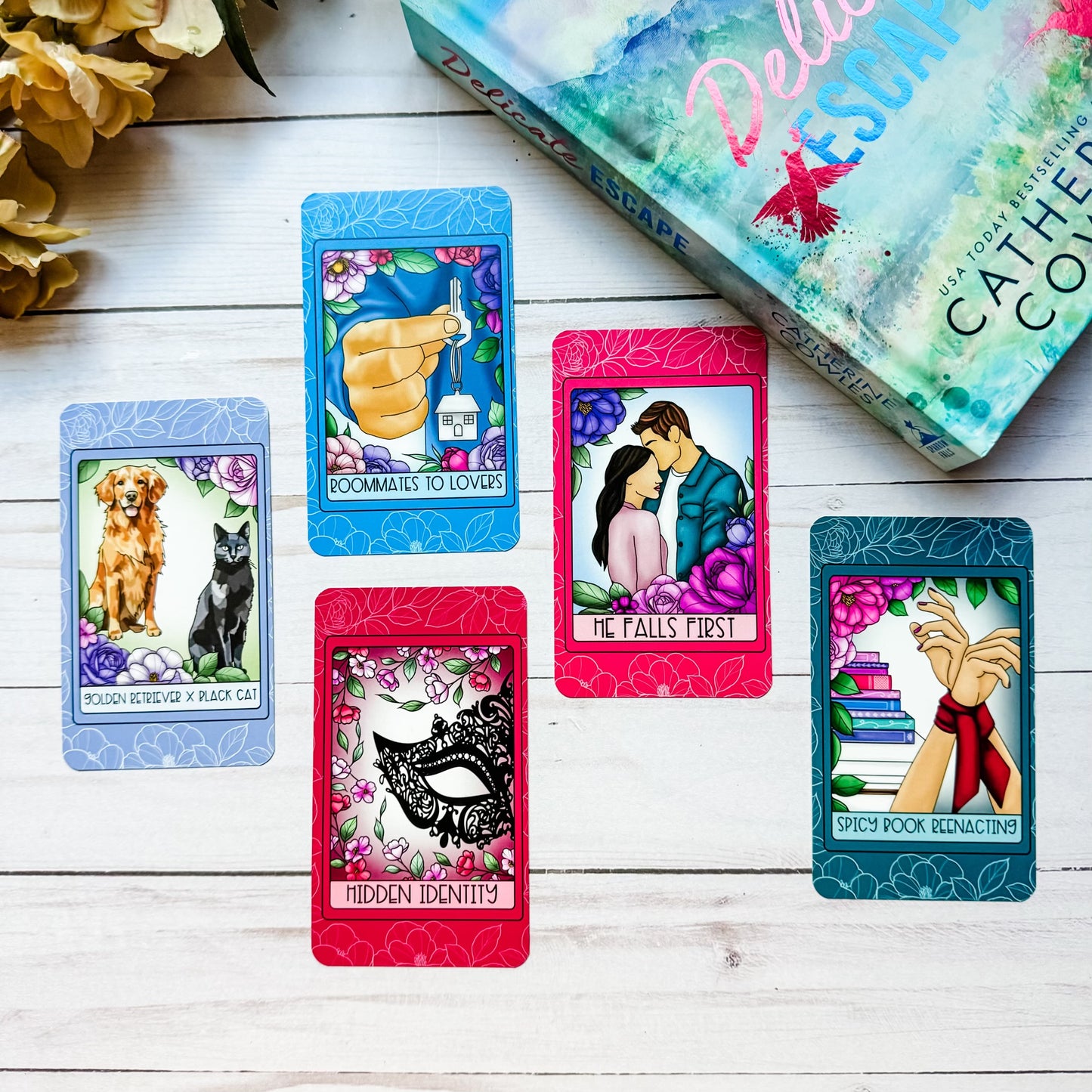 Delicate Escape by Catherine Cowles Tarot Card Set