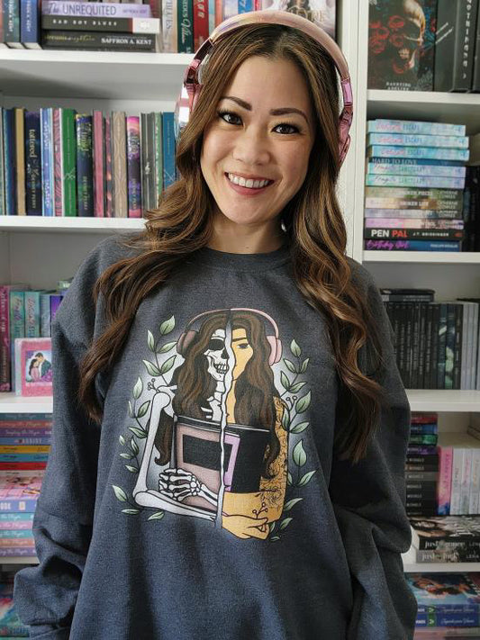 Audiobook Skeleton Sweatshirt