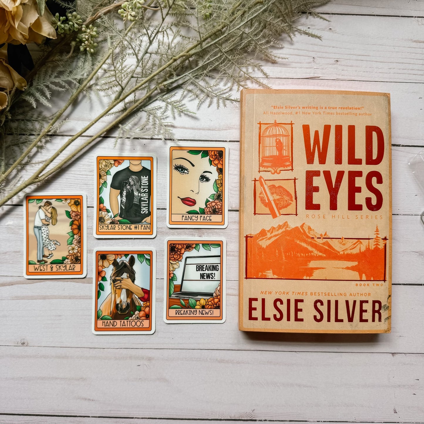 Wild Eyes by Elsie Silver Tarot Card Sticker Set