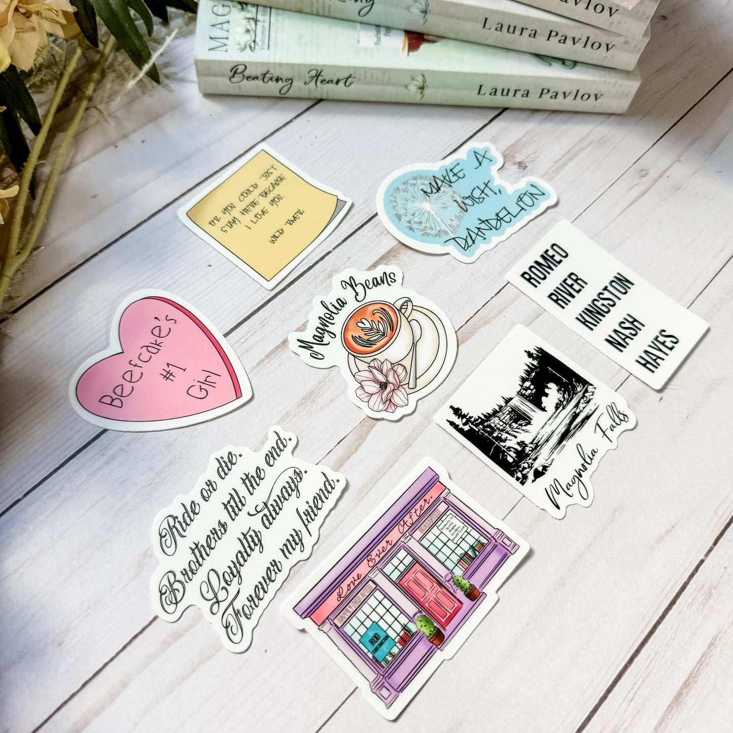 Magnolia Falls Series by Laura Pavlov Essential Sticker Set