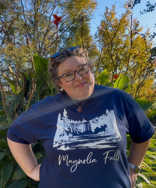 Magnolia Falls Series by Laura Pavlov heavyweight t-shirt