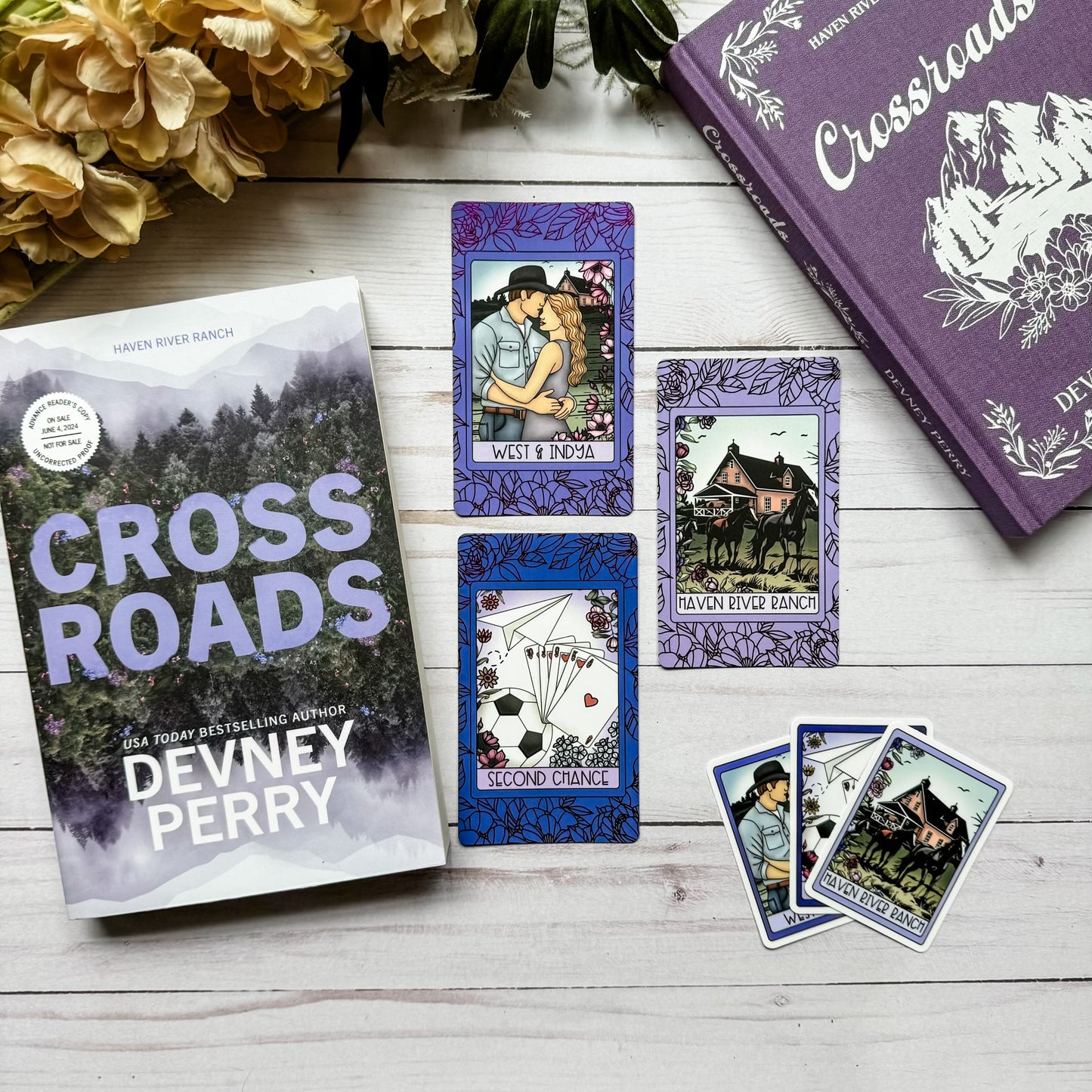 Crossroads by Devney Perry Foil Tarot Set (SPECIAL EDITION - ONE RUN ONLY)