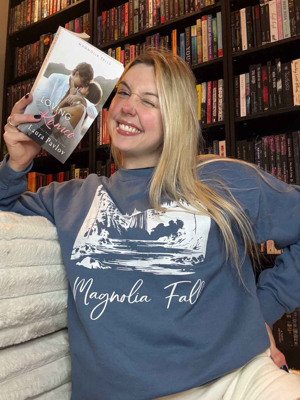 Magnolia Falls Series by Laura Pavlov Sweatshirt