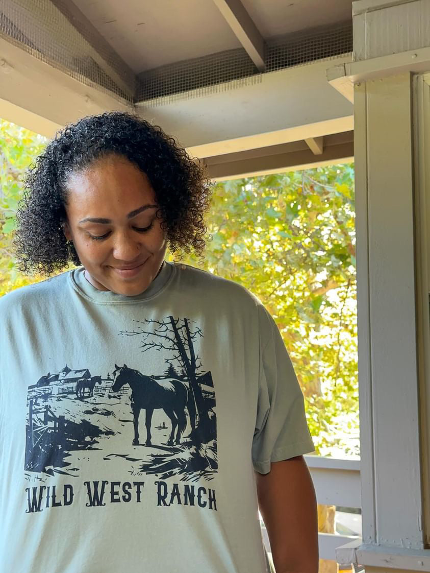 Wild West Ranch Graphic Tee heavyweight t-shirt