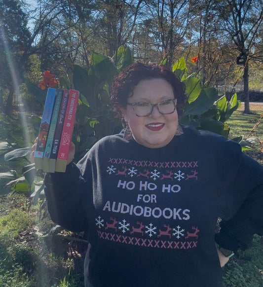 Ho ho ho for Audiobooks Long Sleeve Shirt