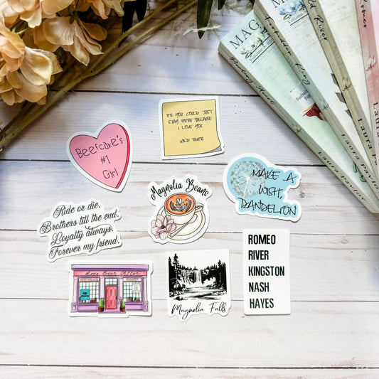 Magnolia Falls Series by Laura Pavlov Essential Sticker Set