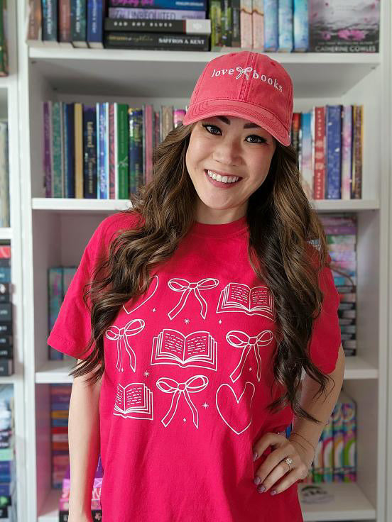 Bows & Books heavyweight t-shirt