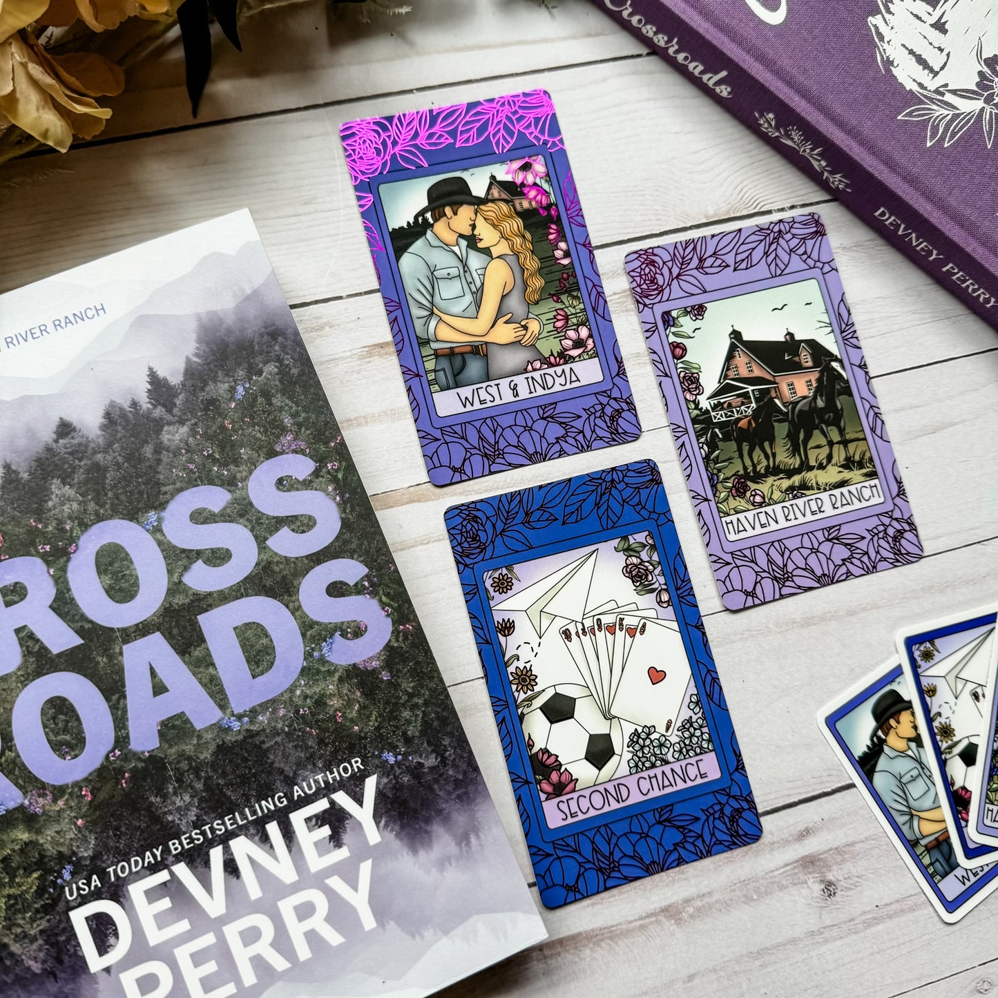 Crossroads by Devney Perry Foil Tarot Set (SPECIAL EDITION - ONE RUN ONLY)