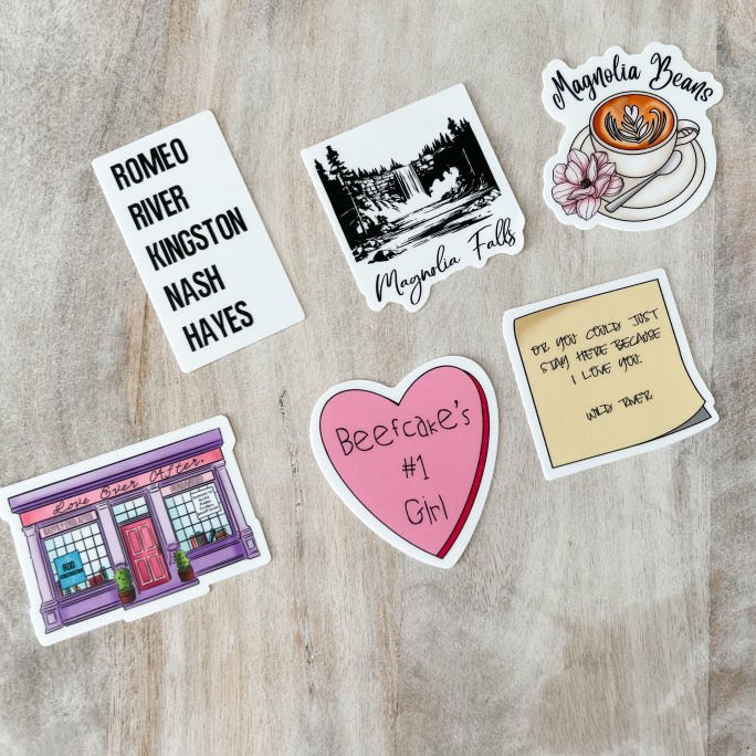 Magnolia Falls Series by Laura Pavlov Essential Sticker Set