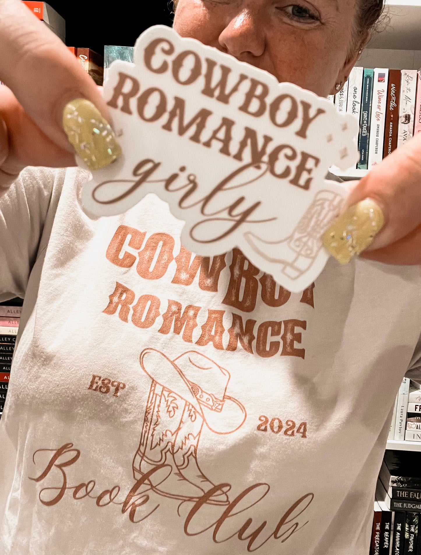 Cowboy Romance Book Club t-shirt