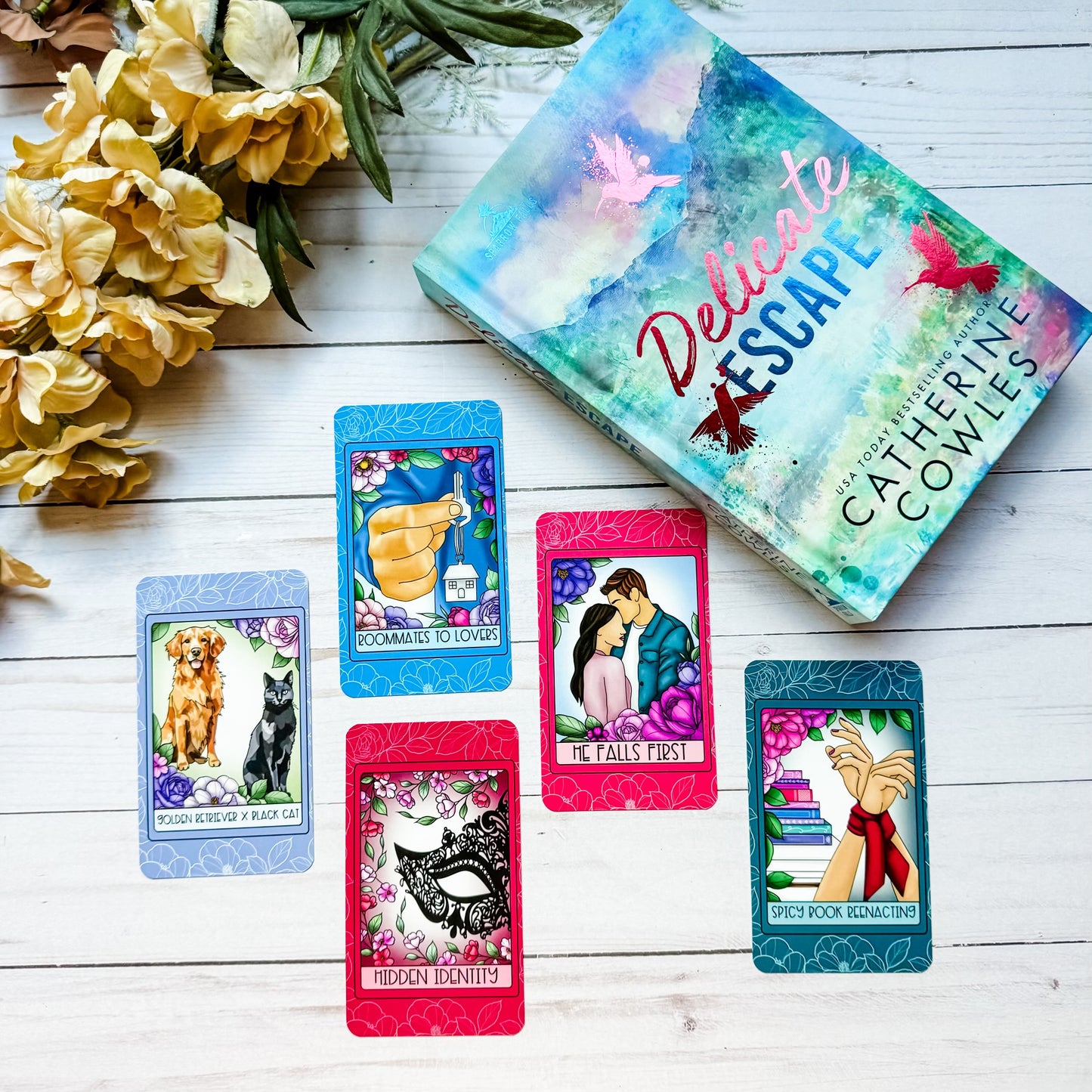 Delicate Escape by Catherine Cowles Tarot Card Set