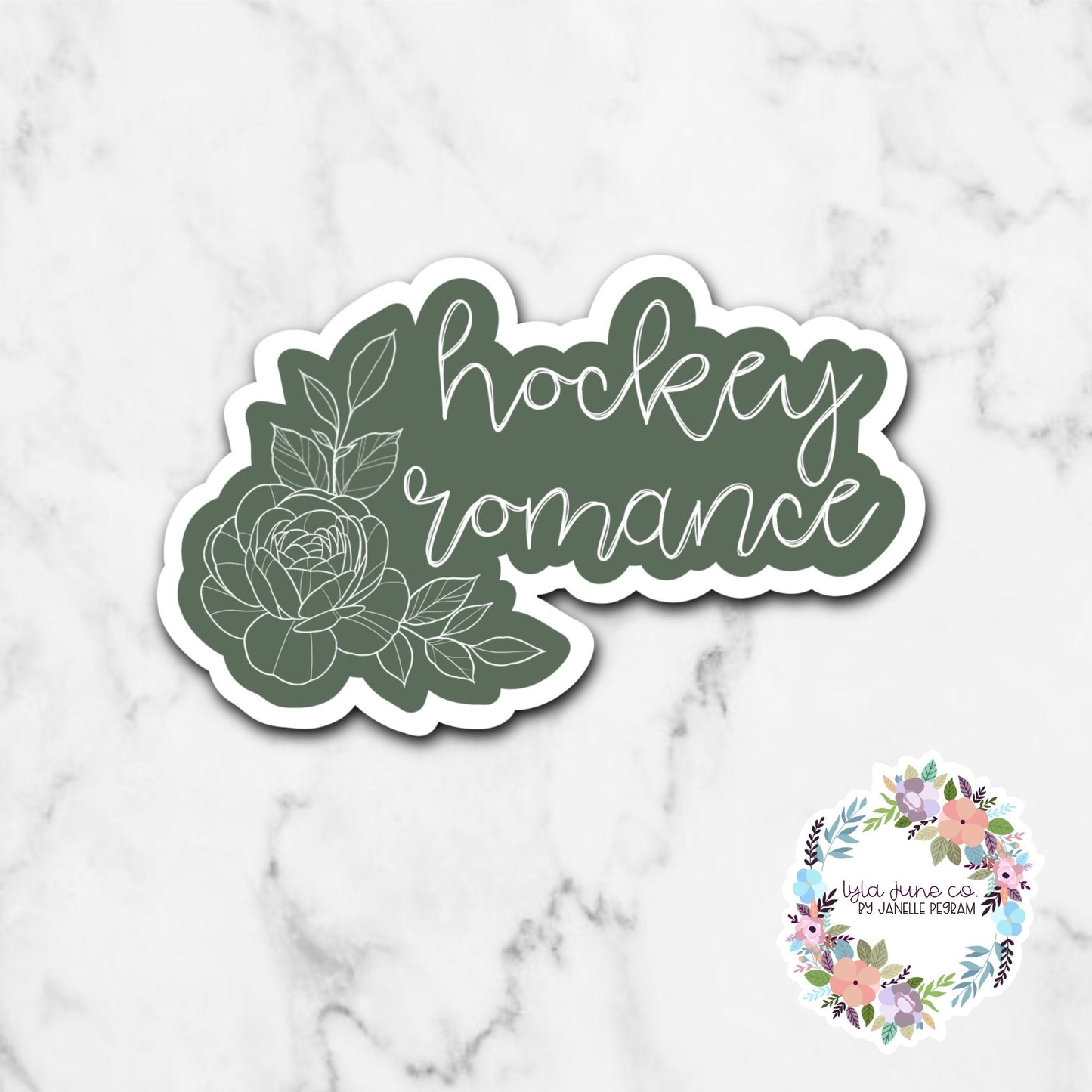 Hockey Romance Trope sticker