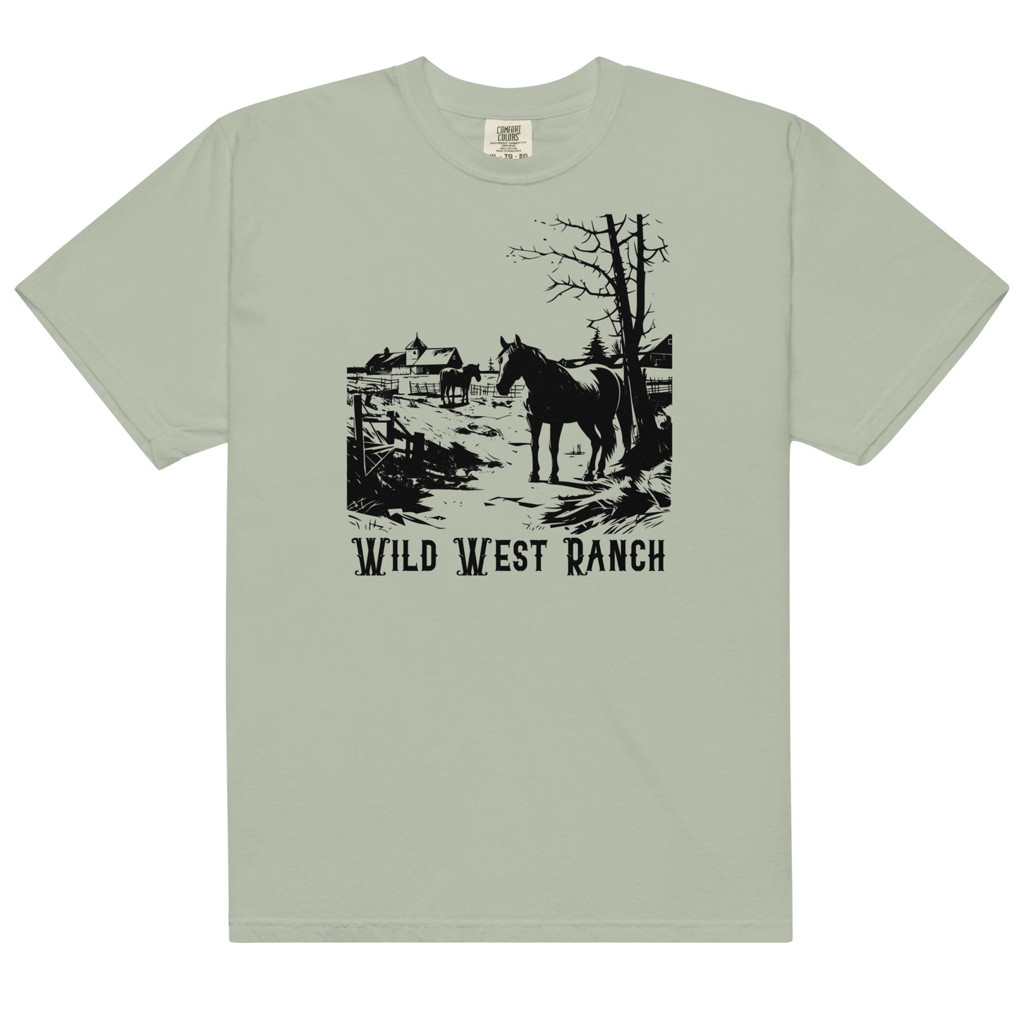 Wild West Ranch Graphic Tee heavyweight t-shirt