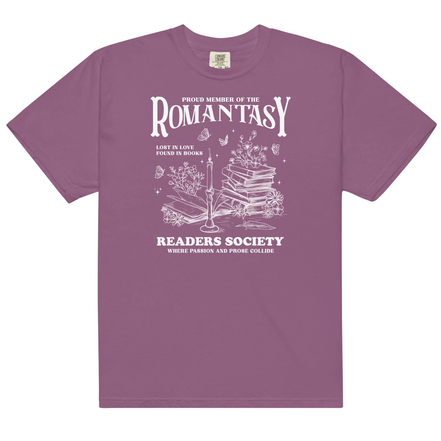 Romantasy Readers Society heavyweight t-shirt