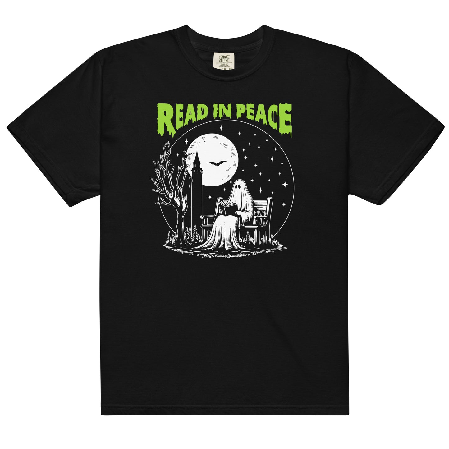 Read in Peace heavyweight t-shirt