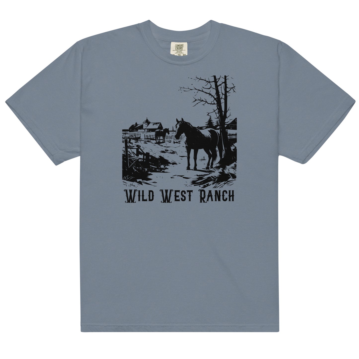 Wild West Ranch Graphic Tee heavyweight t-shirt