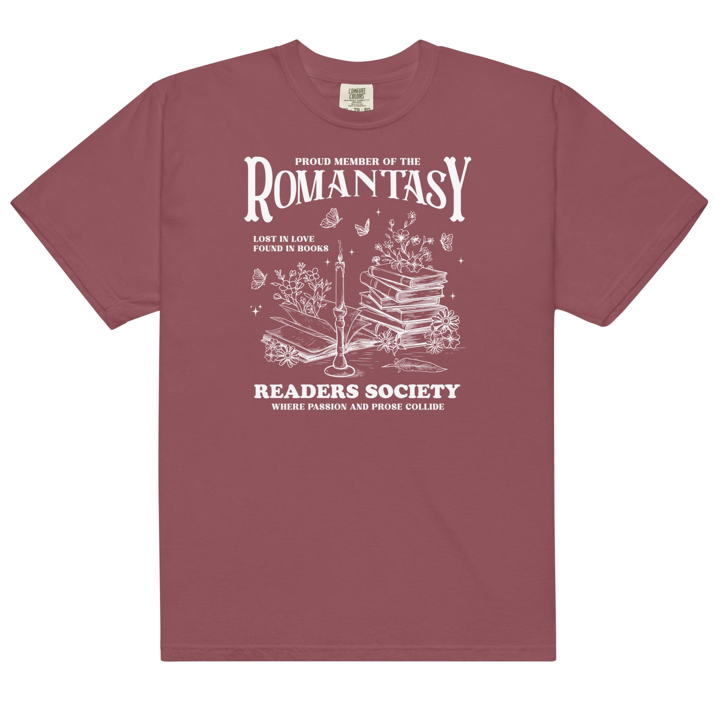 Romantasy Readers Society heavyweight t-shirt