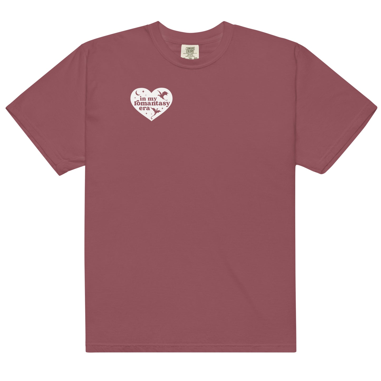 In My Romantasy Era Heart heavyweight t-shirt