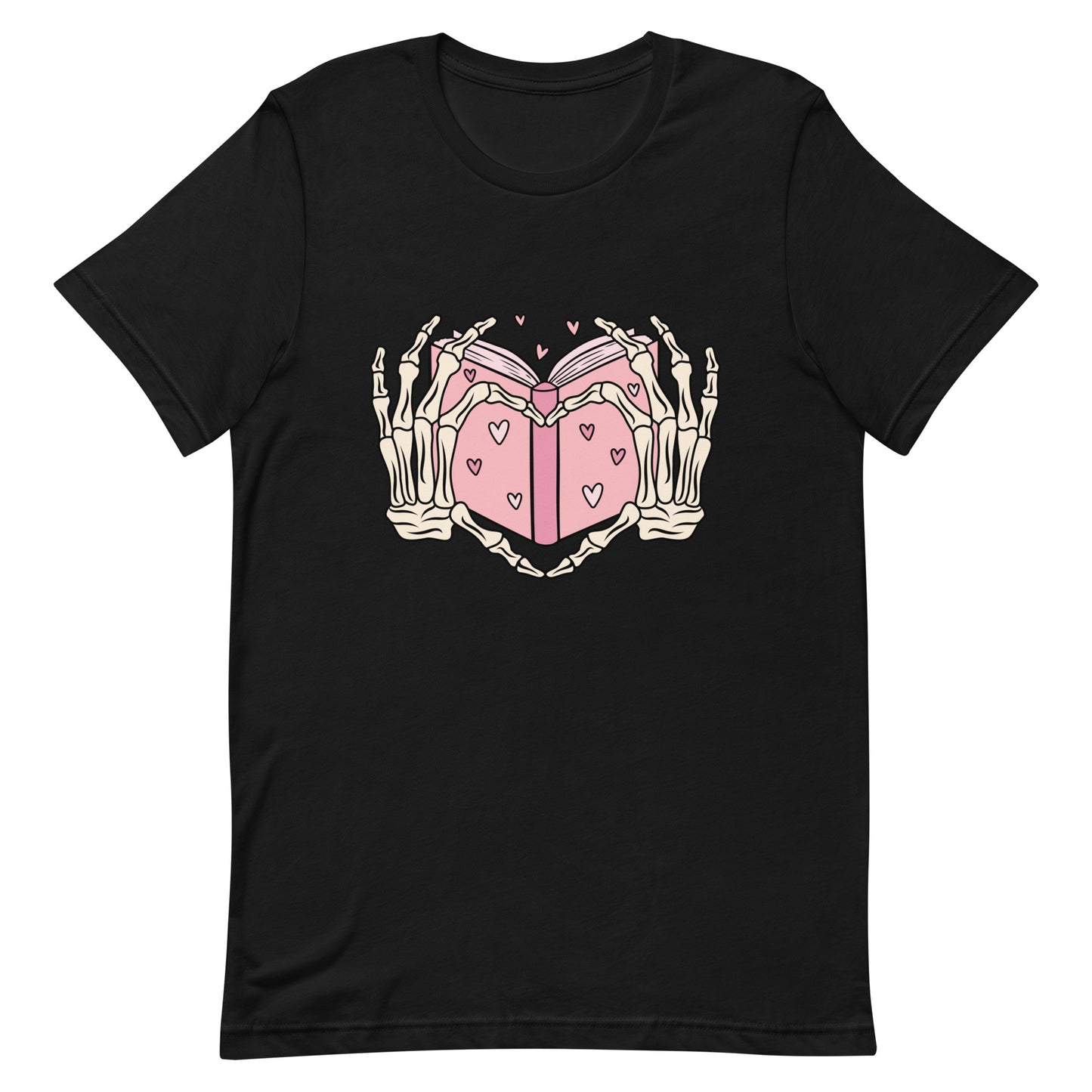 Skeleton Heart Hands Valentines Unisex t-shirt