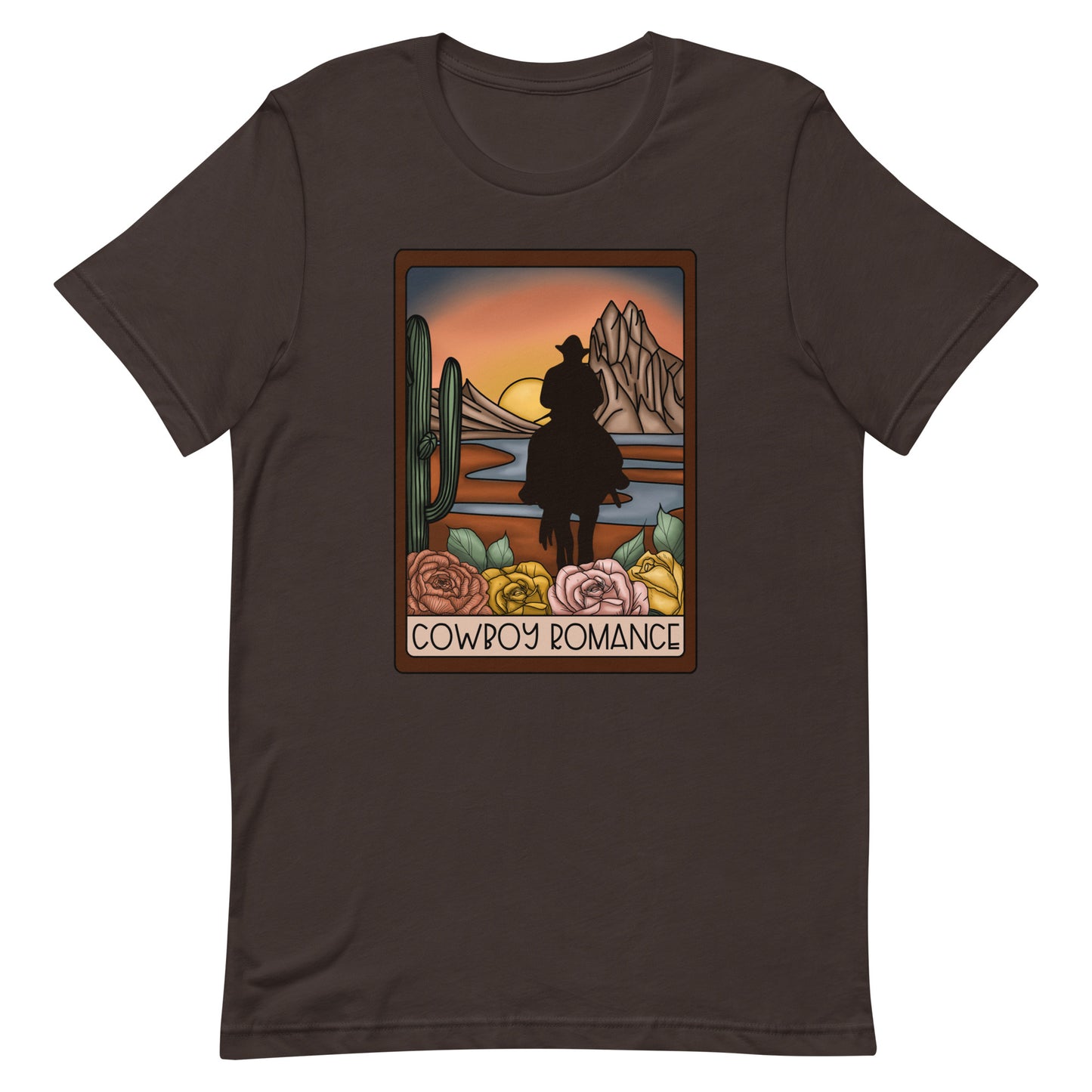 Cowboy Romance Tarot Card t-shirt