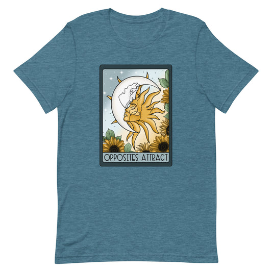 Opposites Attract Tarot Card t-shirt